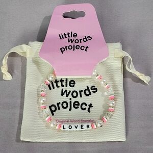 Little Words Project Beaded Bracelet "LOVER". (O/S)